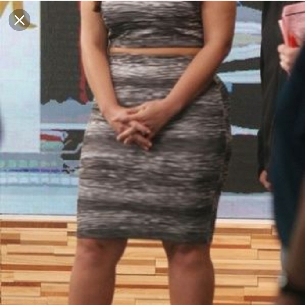 Ashley Graham scuba pencil skirt NWT